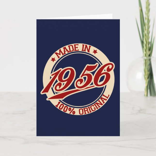 Made 1956 karte (Vorderseite)