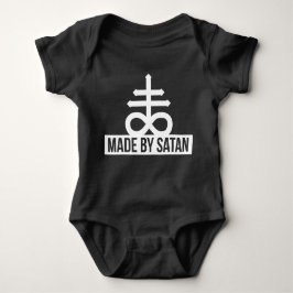 Made by Satan - Cross 666 Antichrist - Baby Baby Strampler