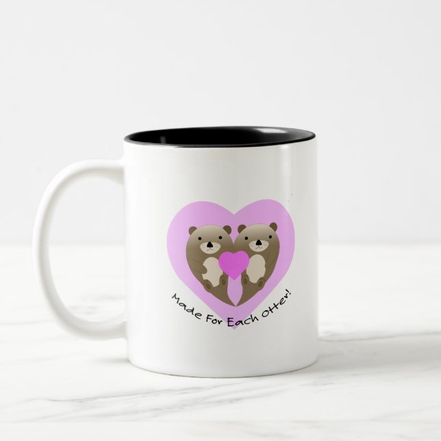 Made for each Otter Zweifarbige Tasse (Links)
