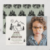 Made Four Adventure Camping Foto Junge 4. Geburtst