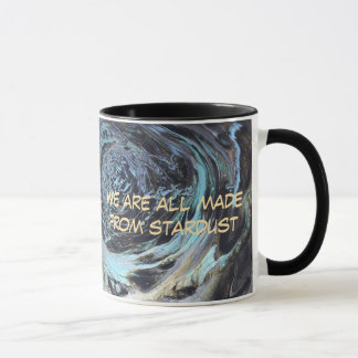 "Made from Stardust" Acrylic Pour Style Tasse