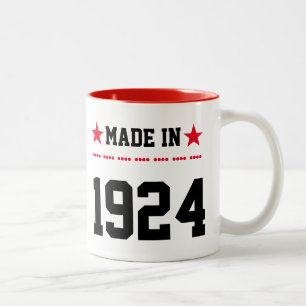 Made in 1924 zweifarbige tasse