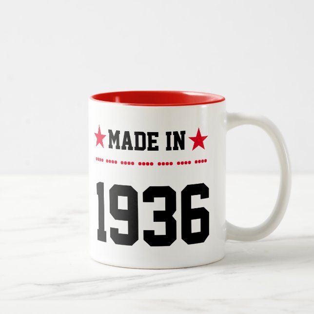 Made in 1936 zweifarbige tasse (Rechts)