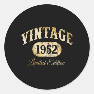 Made in 1952 runder aufkleber