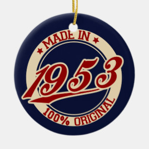 Made in 1953 keramikornament
