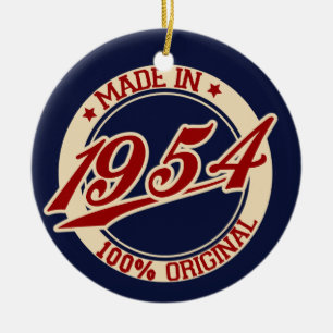Made in 1954 keramikornament