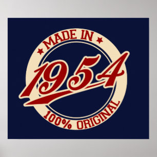 Made in 1954 poster
