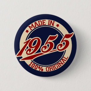Made In 1955 Button