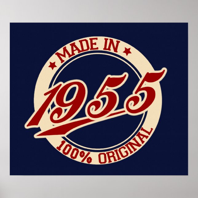 Made In 1955 Poster (Vorne)