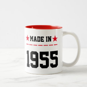 Made in 1955 zweifarbige tasse