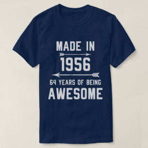 Made in 1956 64 Years of Phantastisch Gift Men Wom T-Shirt