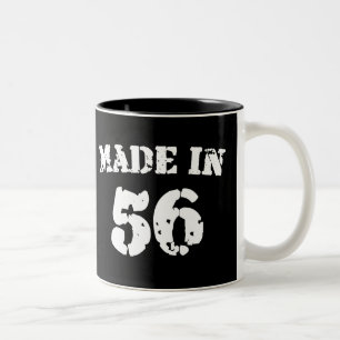 Made in 1956 zweifarbige tasse