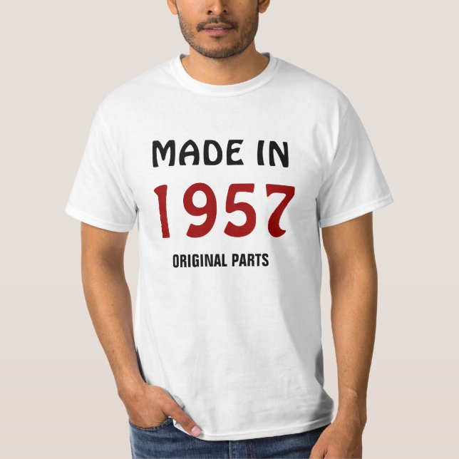 Made in 1957, Original Parts T-Shirt (Vorderseite)