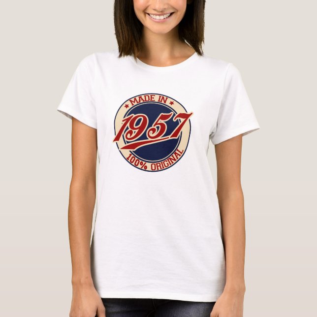 Made in 1957 T-Shirt (Vorderseite)