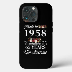 Made in 1958 Limited Edition 65 Jahre des Seins Case-Mate iPhone Hülle