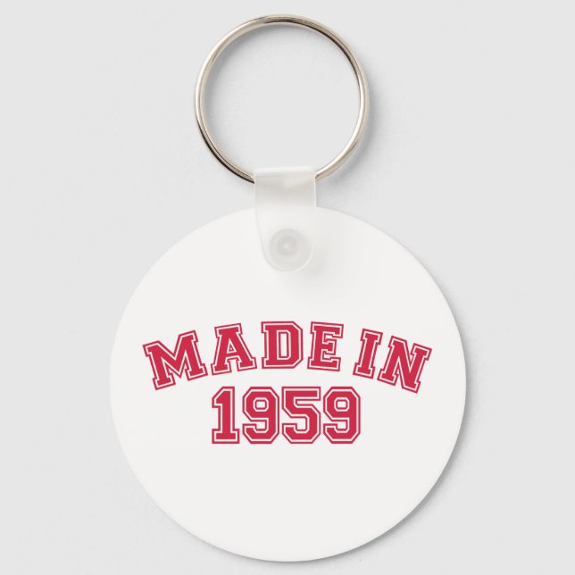 Made in 1959 schlüsselanhänger (Vorderseite)