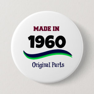 Made in 1960, Original Parts Button