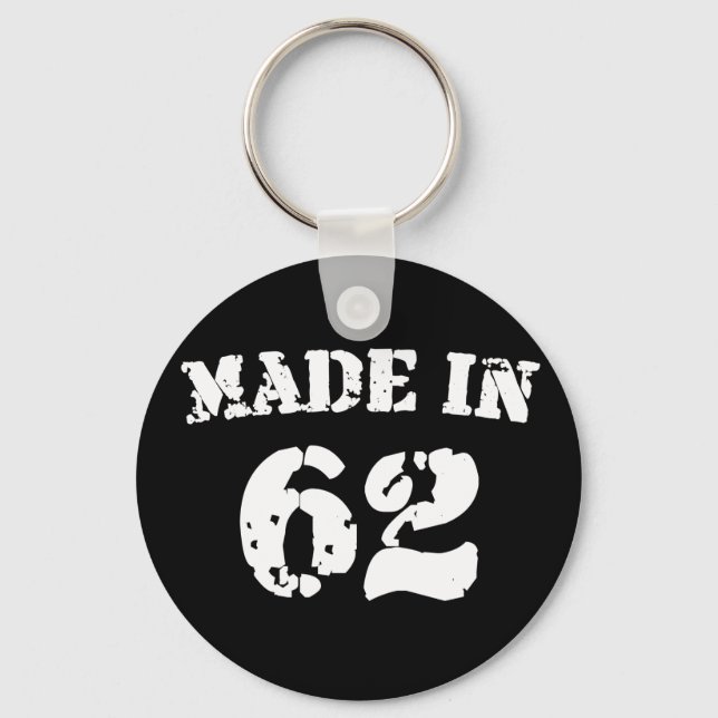 Made in 1962 schlüsselanhänger (Vorderseite)