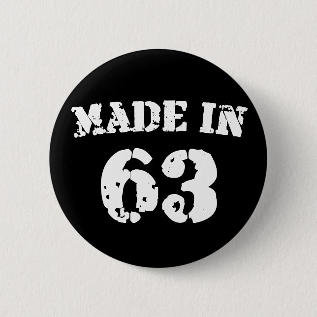 Made in 1963 button (Vorderseite)