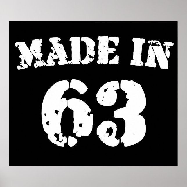 Made in 1963 poster (Vorne)