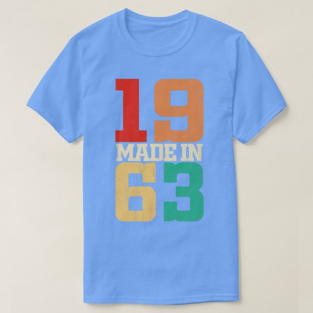 Made in 1963 T-Shirt (Design vorne)