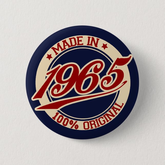 Made in 1965 button (Vorderseite)
