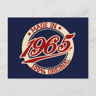 Made in 1965 postkarte