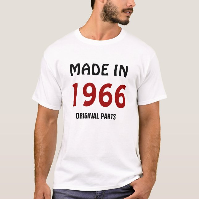 Made in 1966, Original Parts T-Shirt (Vorderseite)