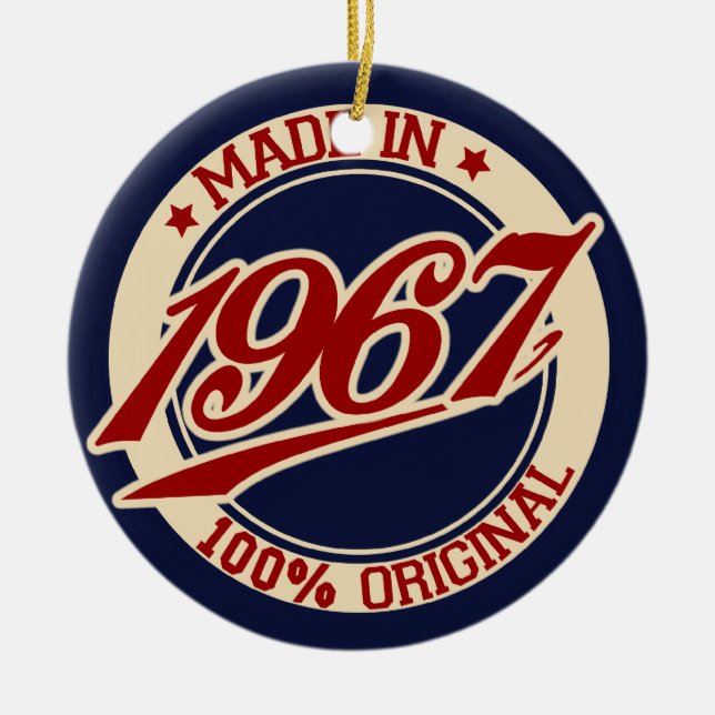 Made in 1967 keramikornament (Vorne)