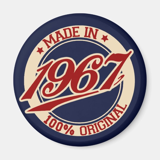 Made in 1967 magnet (Vorne)