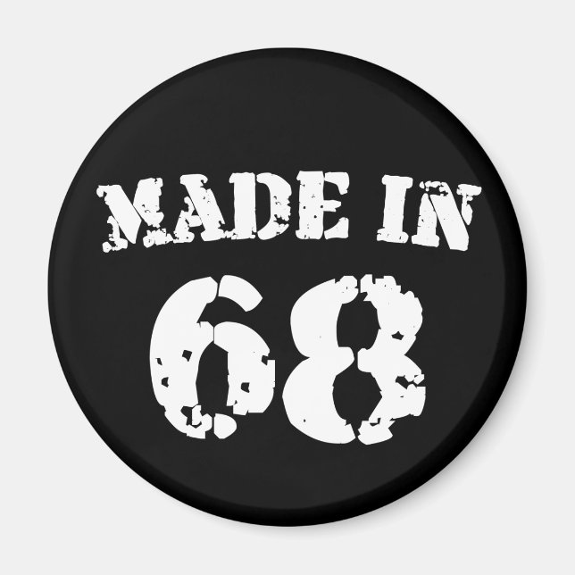 Made in 1968 magnet (Vorne)