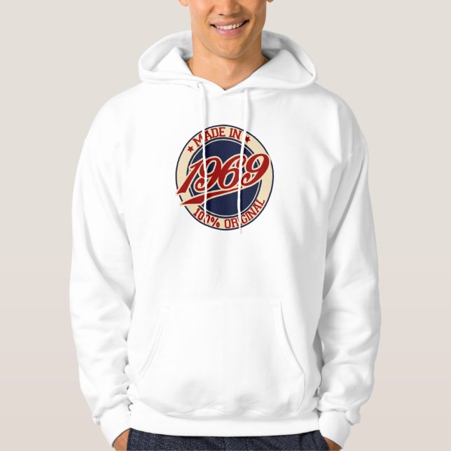 Made in 1969 hoodie (Vorderseite)