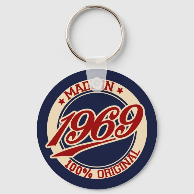 Made in 1969 schlüsselanhänger (Vorderseite)