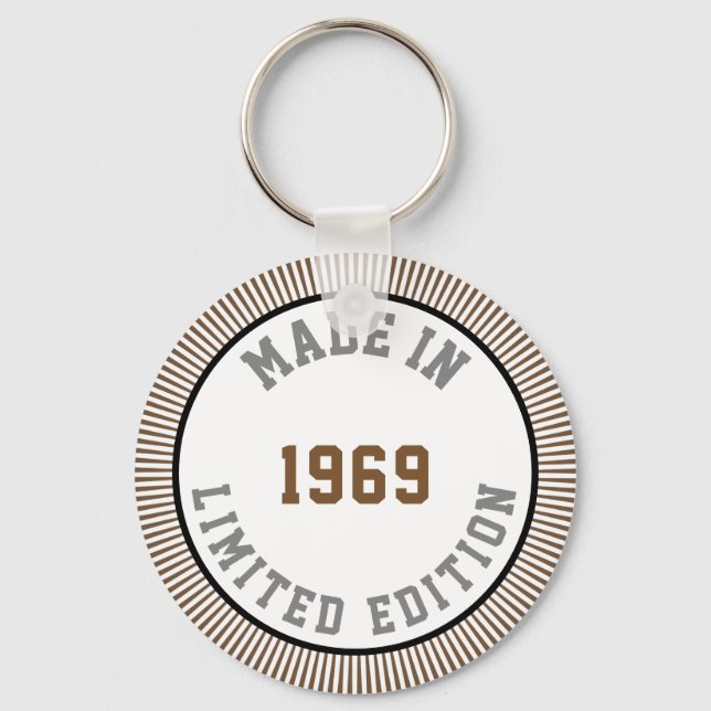 Made in 1969 schlüsselanhänger (Vorderseite)