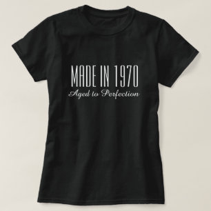 Made in 1970 Aged to perfection lustig Geburtstag T-Shirt