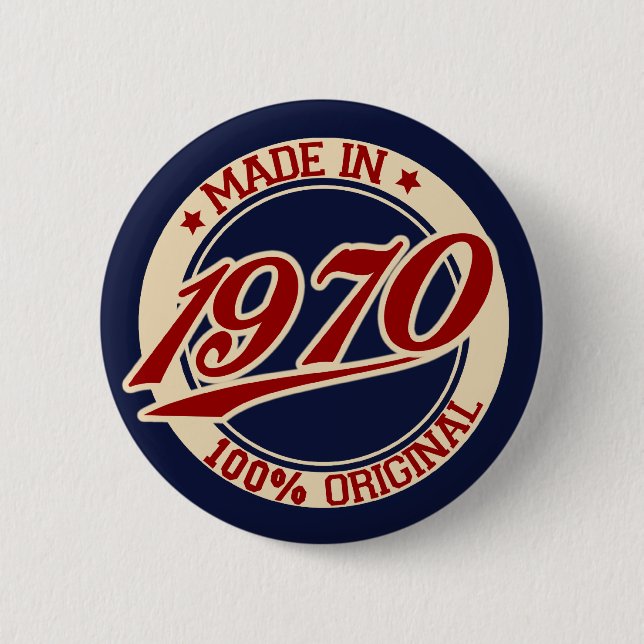 Made In 1970 Button (Vorderseite)