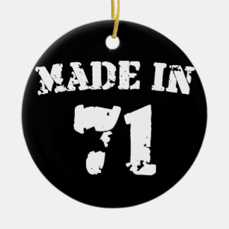Made in 1971 keramik ornament