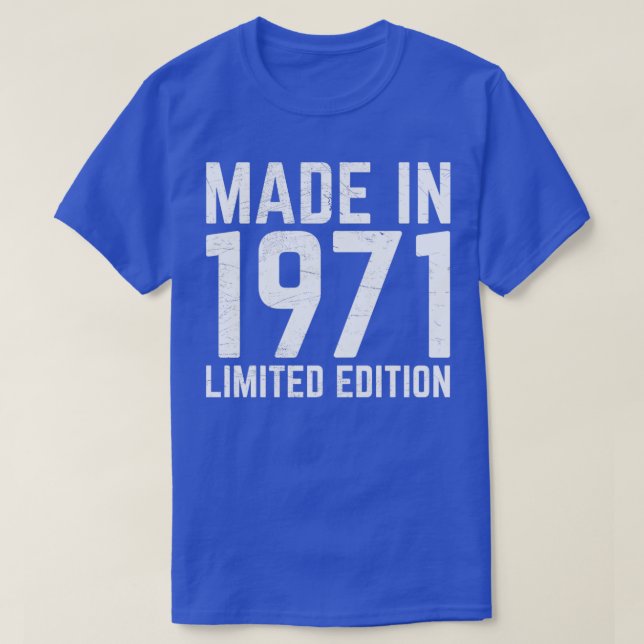 Made in 1971 T-Shirt (Design vorne)