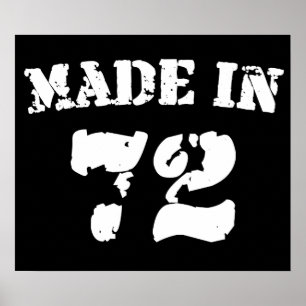 Made in 1972 poster