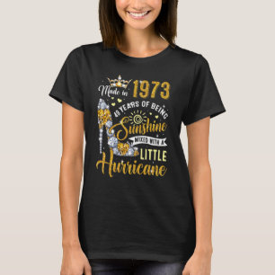Made in 1973 49 Year Old Womens Sunshine 49 th Bir T-Shirt