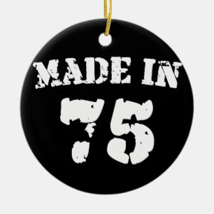 Made in 1975 keramikornament