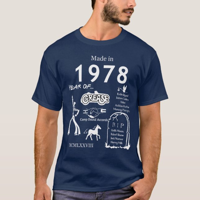Made in 1978 TShirt (Vorderseite)