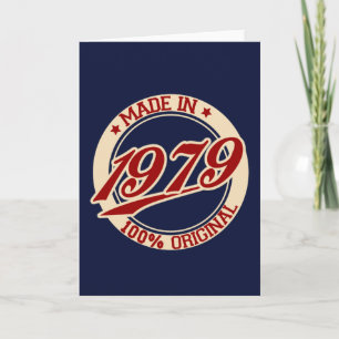 Made in 1979 karte