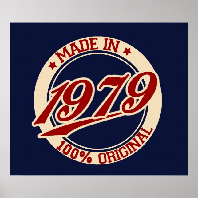 Made in 1979 poster (Vorne)