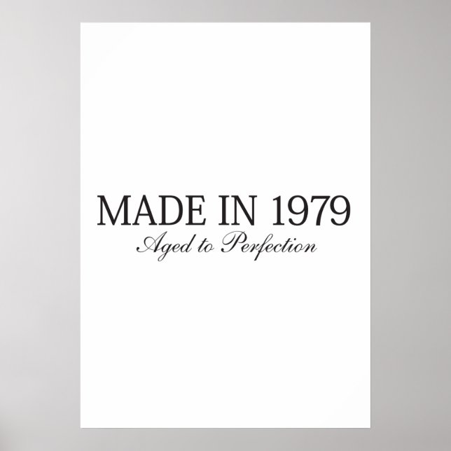 Made in 1979 poster (Vorne)