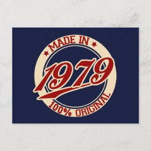 Made in 1979 postkarte