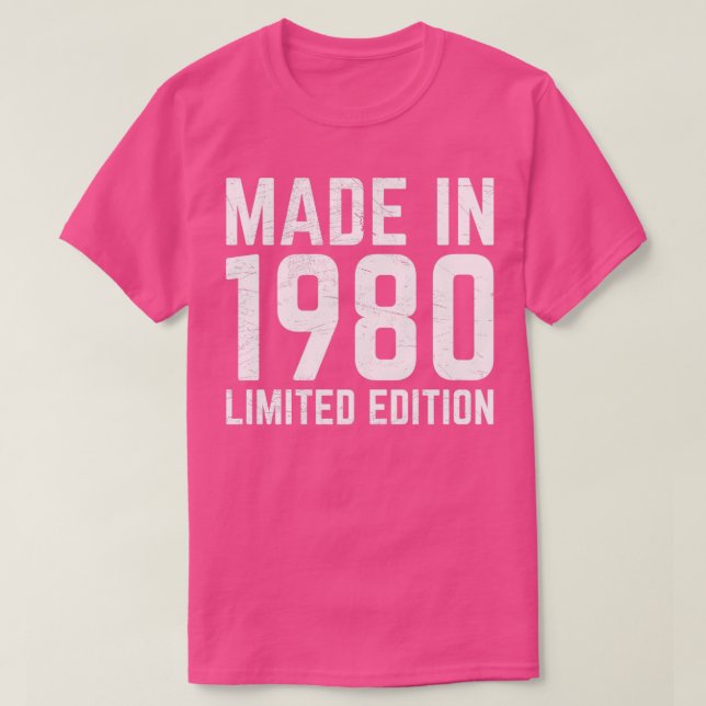 Made in 1980 T-Shirt (Design vorne)