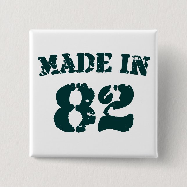 Made in 1982 button (Vorderseite)