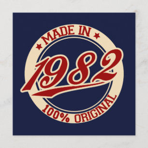 Made in 1982 karte