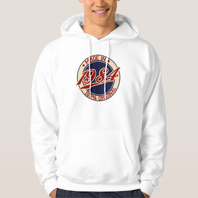 Made in 1984 hoodie (Vorderseite)
